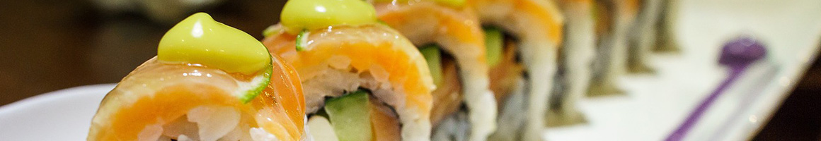 Eating Japanese Steakhouses Sushi at Kyoto Sushi House 2 restaurant in Hinesville, GA.